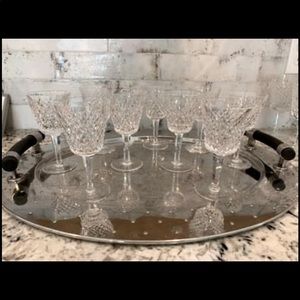 Vintage Waterford “Alana” wine glasses - 8 available - sold individually.